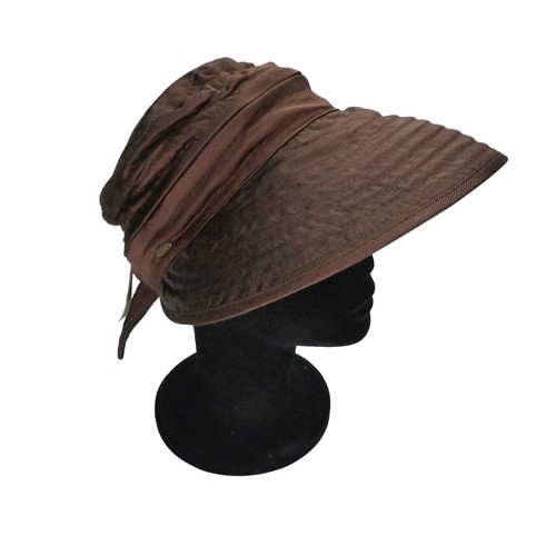 THE SCALA COLLEZIONE CHOCOLATE BROWN FLOPPY BRIM SUN HAT  display picture 3
