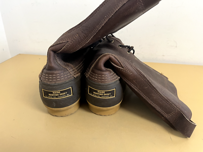 Vintage Bean Boots By L.L. Bean Maine Gum shoes Men\'s Size 12 Vintage LL Bean Boots Mens Brown Duck Boots 12 main image 4