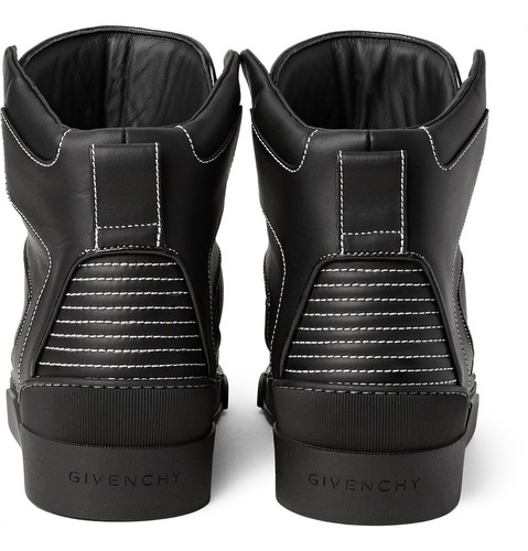 890 $ Givenchy Sneakers schwarz Leder Tyson hohe Schnürschuhe 39 - 7 - Bild 7 von 10