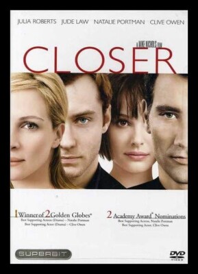 Closer  DVD THE MOVIE Superbit Edition Julia Roberts, Jude Law, Natalie Portman