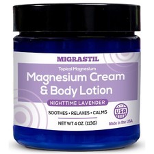 Nighttime Lavender Topical Magnesium Cream  Body Lotion