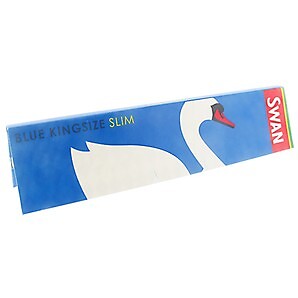 New Swan Blue King Size Slim Cigarette Rolling Papers - Picture 3 of 5