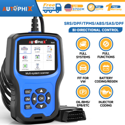 Fit For VW Car OBD2 Scanner All Systems Diagnostic Tool for EPB ABS SRS Battery