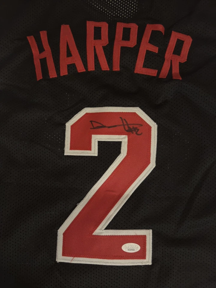 Camiseta firmada por Dylan Harper Rutgers Scarlet Knights certificado JSA autografiada Foto 2 de 3