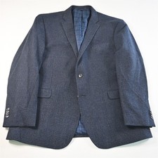 Jos A Bank 46R Basketweave Wool Tweed Soft Shoulder 1905 Blazer Jacket Coat