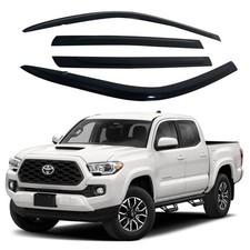 AUTOCLOVER Side Window Visor 4 Piece Set for Toyota Tacoma 2016 2017 2018 201...