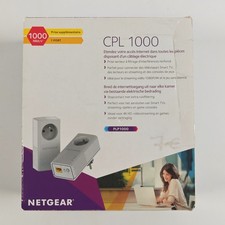 Lot 2 Prises Adaptateurs CPL Netgear PLP1000 / 1000 Mbps