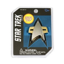 Star Trek Voyager Communicator Badge original QMx magnetic  out of production