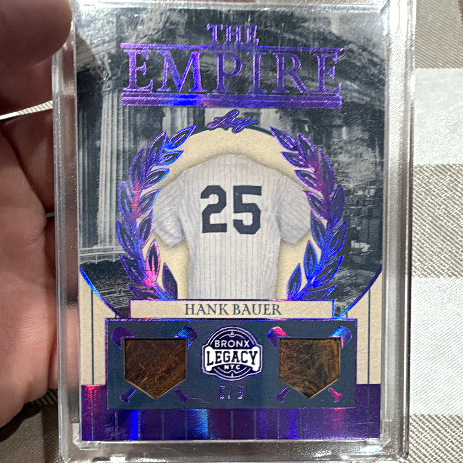 Leaf 2025 a Bronx Legacy The Empire Hank Bauer Yankees Memo /9 #TE-17