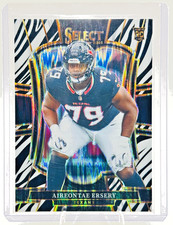 Aireontae Ersery 2025 Panini Select Zebra Prizm RC Rookie Card #134 Texans