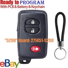 For Toyota Prius 2010 2011 2012 2013 2014 2015 Smart Remote Key Fob 271451-5290