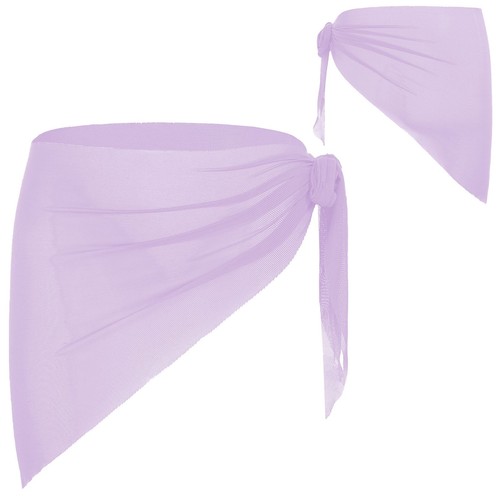 Kids Girls Swimsuit Irregular Hem Skirt Tie Wrap Cover Up Holiday Costume Pool - Picture 25 of 47