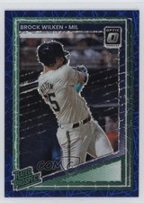 2025 Panini Donruss Optic Rated Prospects Blue Velocity Prizm Brock Wilken 1d2q