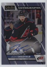 2023-24 O-Pee-Chee Platinum Blue Rainbow Auto Jalen Chatfield #BA-JA Auto 00sc