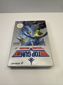 Top Gun The Second Mission NES Game Complete Boxed CIB With Manual PAL A