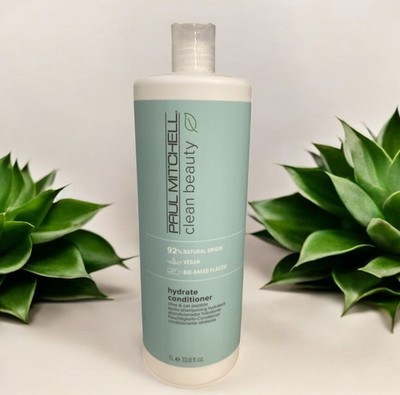 Paul Mitchell Clean Beauty Hydrate Conditioner 33.8 Oz Same Day Shipping