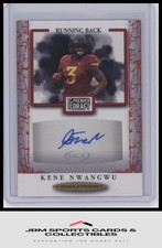 2021 SAGE Premier Draft #A33 Kene Nwangwu Autographs Red