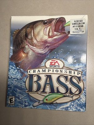Championship Bass PC Game 2000 EA Sports CD-ROM Big Box Complete Sealed New