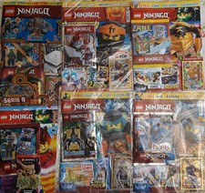 6 LEGO NINJAGO MAGAZIN/COMIC Konvolut NEU Min...