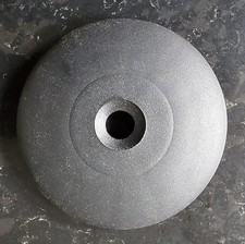 Dia.100mm Plastic Pivot Foot Base without Bolt Down Holes; Ref: 098A100K