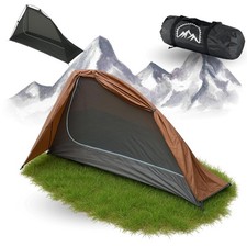 GOALPINE® HERMIT Tent for 1 Large Person | Waterproof 4000mm | Small Pac...