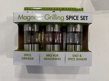 Cuisinart Magnetic Grilling Spice Set Stainless Steel Outdoor Grill Css-33