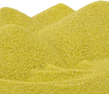 Bright Yellow Scenic Colored Sand, 1Lb 454G Vibrant, Fine Grain Colorfast Sa