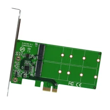 Syba 2 Port M.2 SSD to PCI-e x1 adapter B or B+M key (SI-PEX40115)