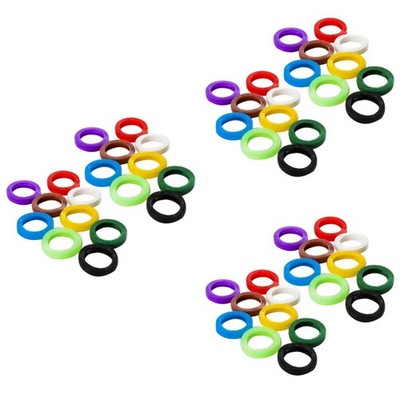  Set of 3 Silikon Schlüsselkappen Farbkappen Farbenfrohe Schlüsselkette
