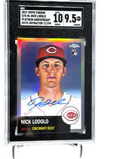 2022 Topps Chrome Platinum NICK LODOLO REF /199 RC ON CARD AUTO MINT SGC 9.5 /10