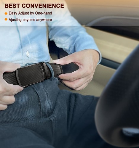 BULLIANT Herren Gürtel Slide Ratsche Gürtel für Geschenk Männer Anzughose Hemd Oxford-Schuhe - Bild 7 von 8