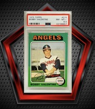 Bobby Valentine *PSA 8.5* 1975 Topps Baseball #215 Angels MLB