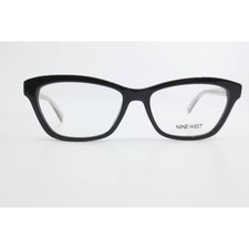 Nine West NW5086 001 Black Clear Cat Eye Eyeglasses Frames 52-16-135