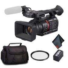 Panasonic AG-CX350 4K Camcorder Bundle Kit UV Filter  Carrying Case