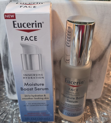 Eucerin Face Immersive Hydration Moisture Boost HA Serum, 1 fl oz