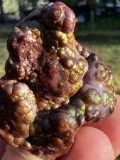 Museum Quality Fire Agata, 14,50g Arizona esemplare da collezione 90% fatto lucido 