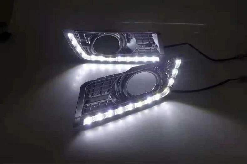 DRL para Cadillac SRX 2012-2016 LED luz de circulación diurna lámpara antiniebla con intermitente Foto 4 de 4