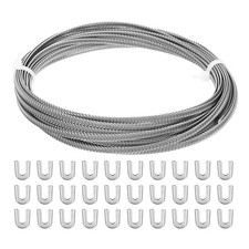 33ft Stainless Corset Boning Spiral Steel Metal Boning With 30 Steel Boning Tips