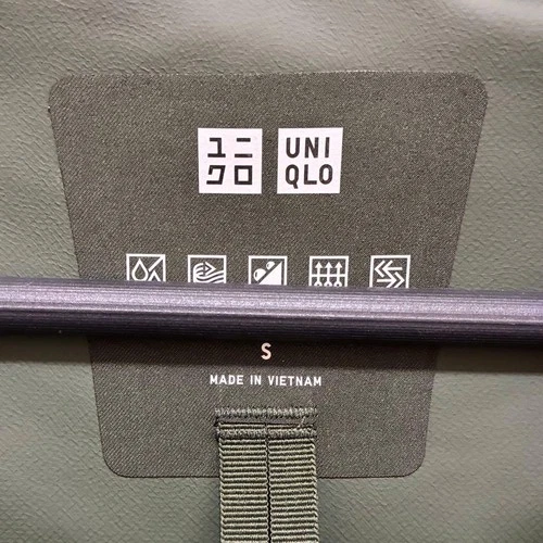 UNIQLO BlockTech Parka 3D Cut Olive Mens Size S Near Mint Japan image 6