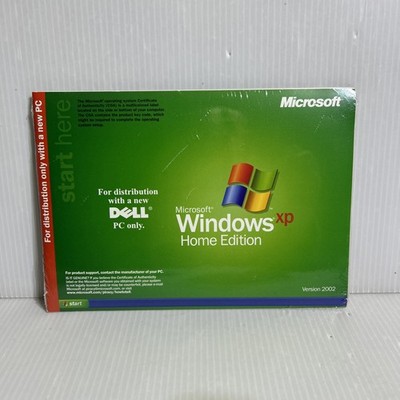 Microsoft Windows XP Home Edition Version 2002 New Sealed