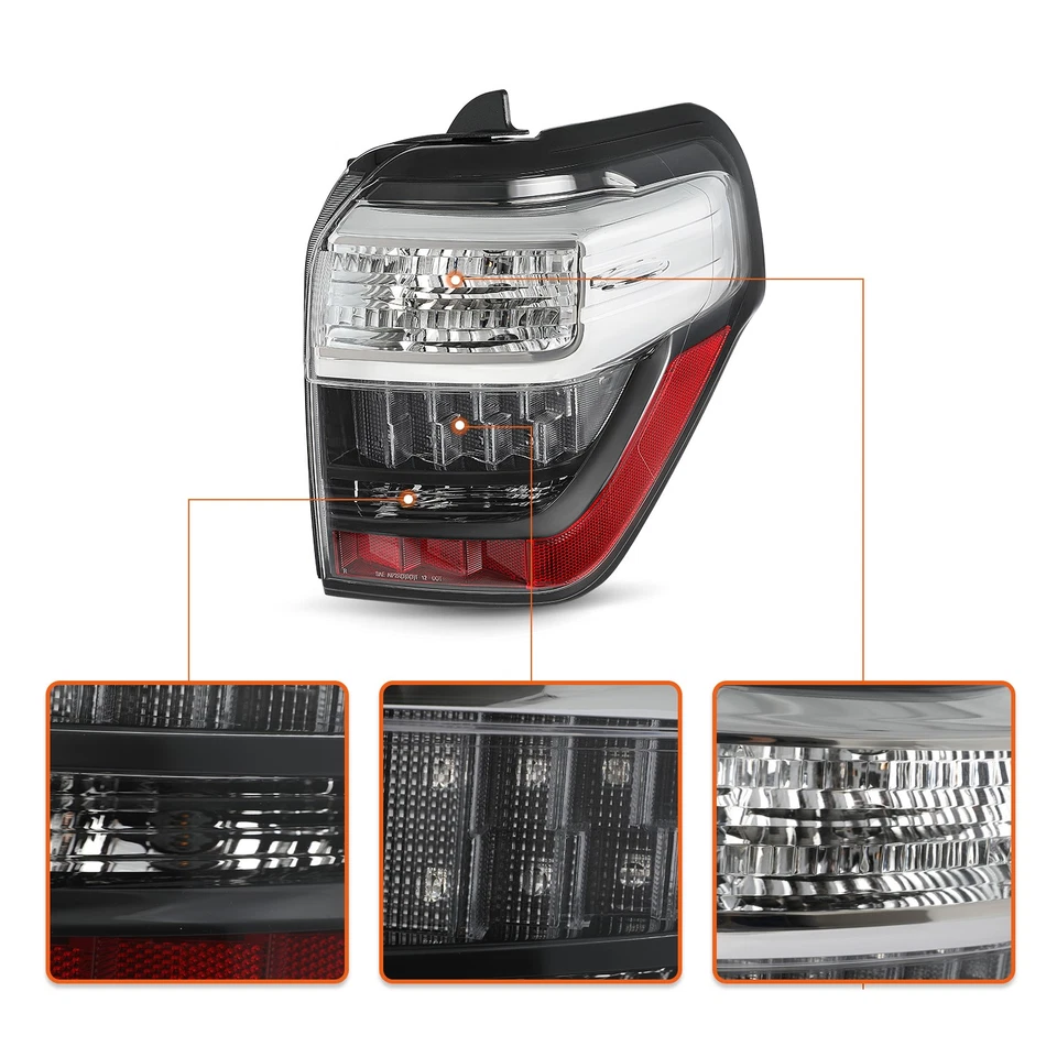 Conjunto de luz trasera exterior freno lado derecho para Toyota 4Runner 2014-2020 Foto 4 de 4