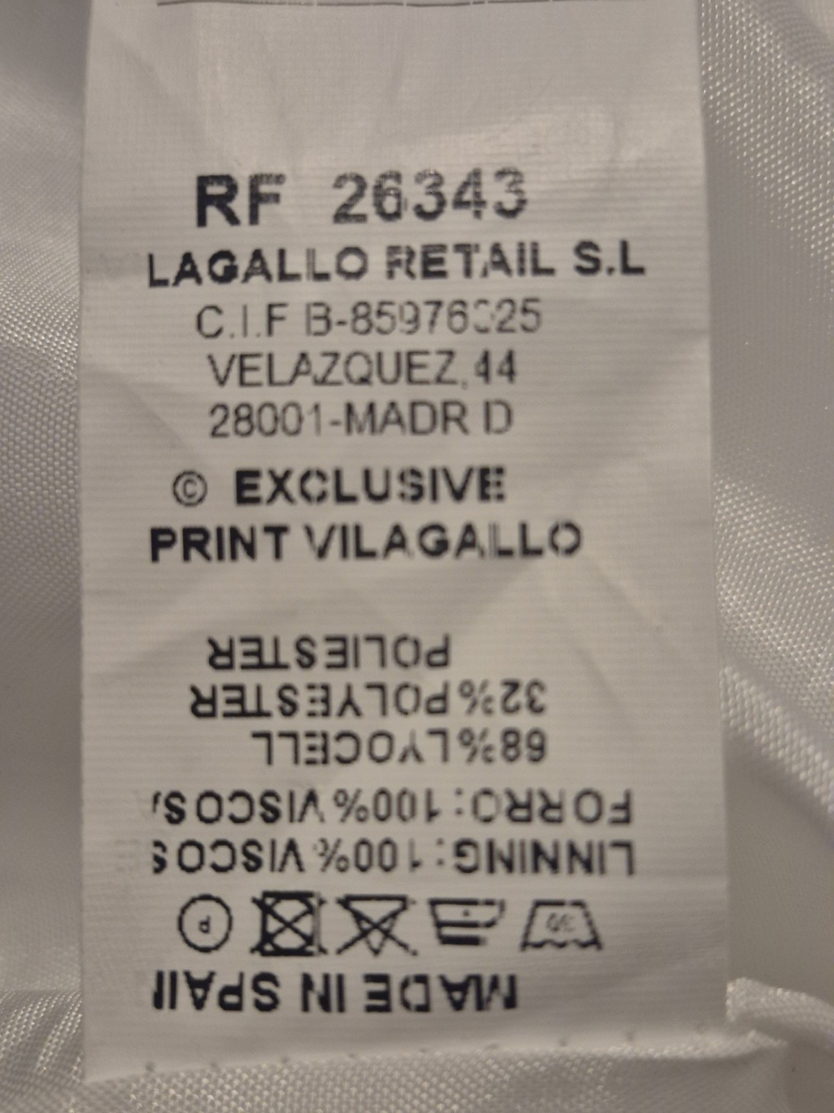 Vilagallo Patchwork Pink Gray Map Shift Dress Wom… - image 6