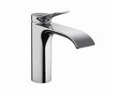 Single Handle Bathroom Faucet in Chrome Finish