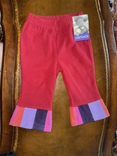 Vintage Y2K NWT Carters Fleece Flare Pants Size 12-18 Months