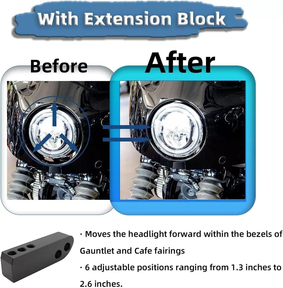 Carenado delantero con parabrisas de 15"" para Harley Dyna Wide Glide 2006-2017 Foto 4 de 4