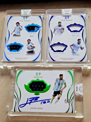 2022 Peerless Patch Autograph Lionel Messi Emerald SSP Rare ON CARD Auto MINT 💥