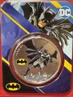 Outstanding!! 2024 Samoa Batman Colorized 1 Troy Oz .999 Fine Silver In TEP