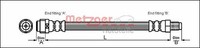 Metzger Bremsschlauch 4110581 FüR MERCEDES-BENZ