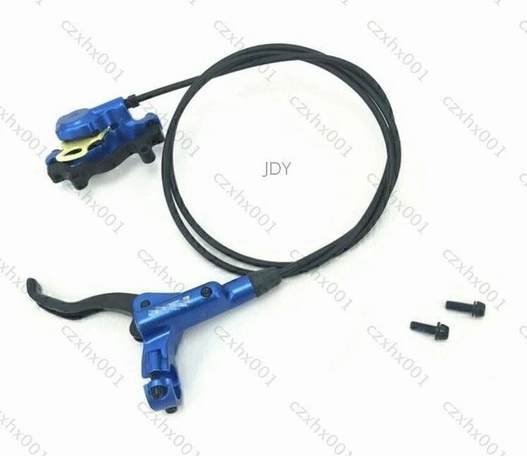 Blue set front/rear hydraulic brake disc brake bicycle MTB for zoom DHL - Image 4 of 4