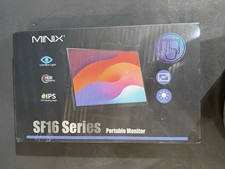 MINIX SF16T Portable Monitor,16in,1920 1200 IPS Screen,120Hz,Multi-OS Compatibil